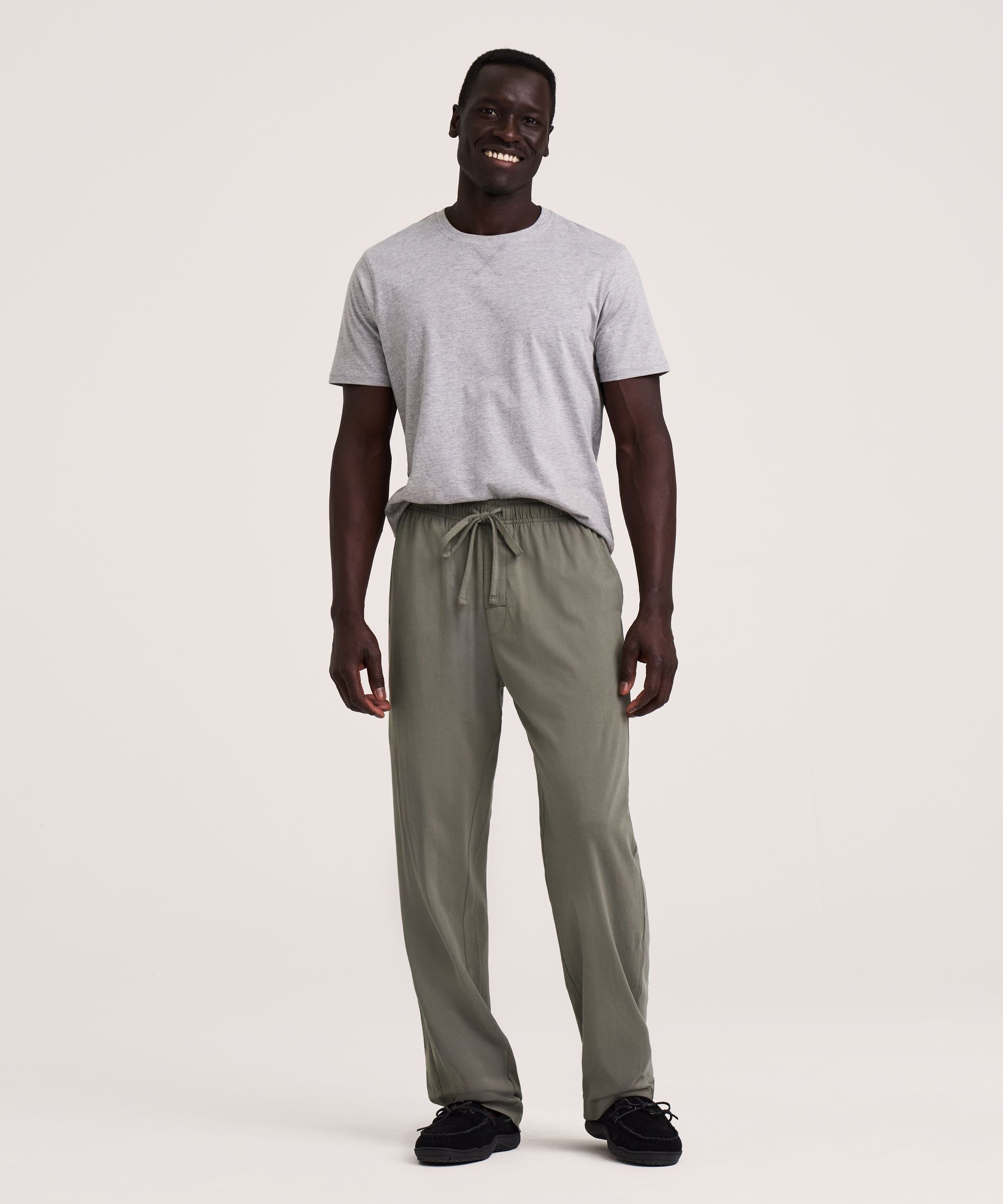 Denver Hayes Men's Jersey Solid Lounge Pant
