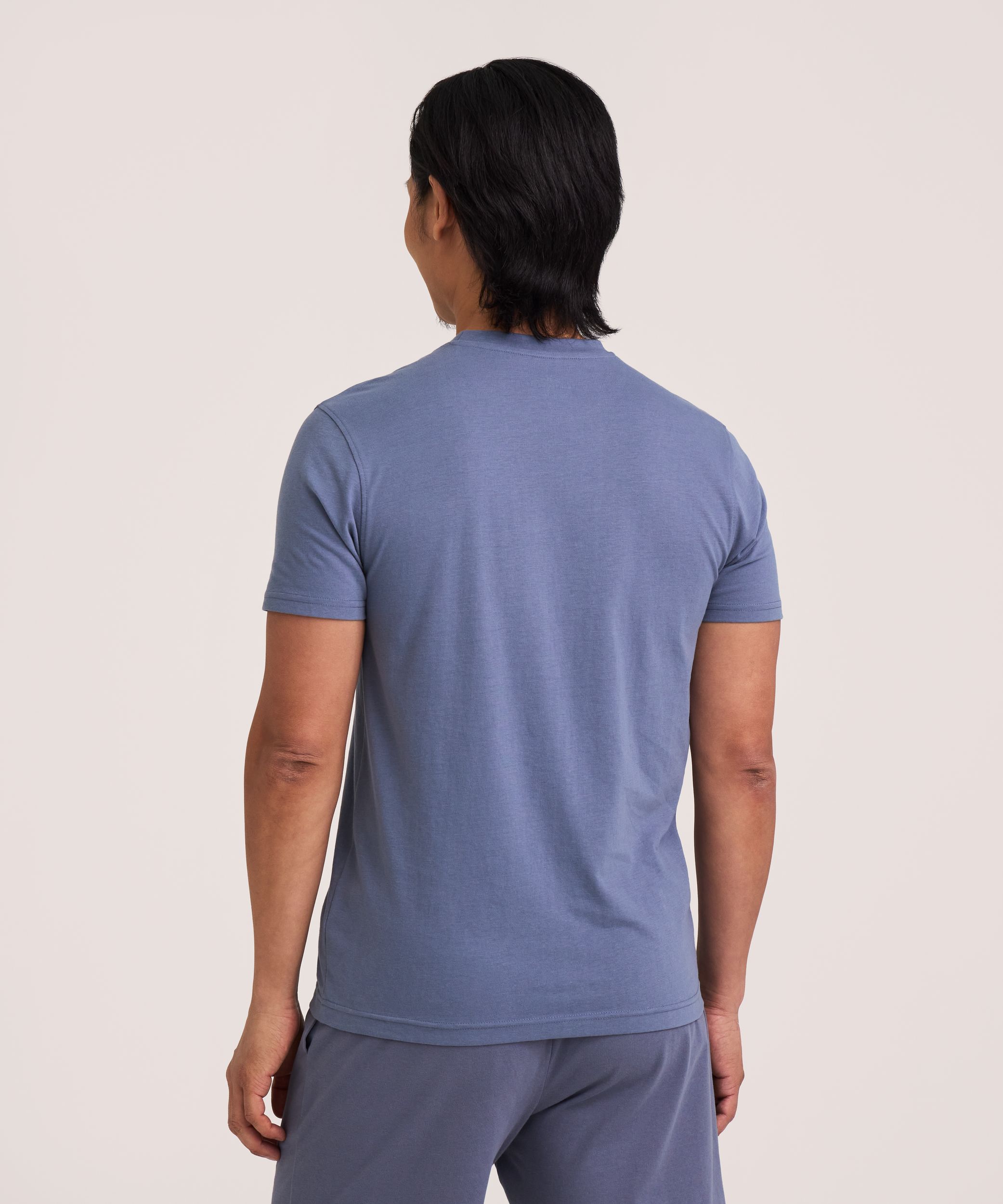 T-shirt de détente en jersey de couleur unie pour hommes, Denver Hayes