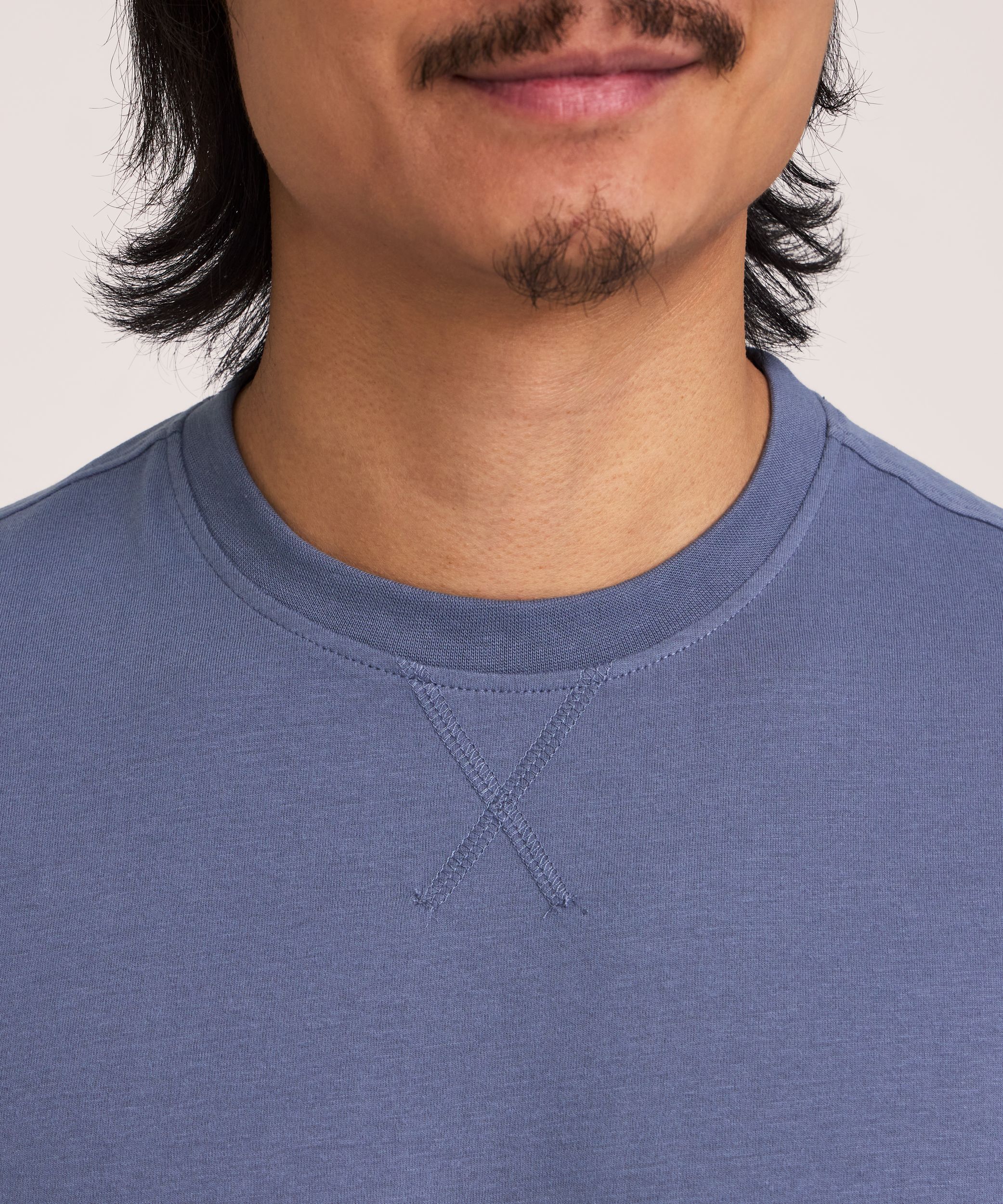 T-shirt de détente en jersey de couleur unie pour hommes, Denver Hayes