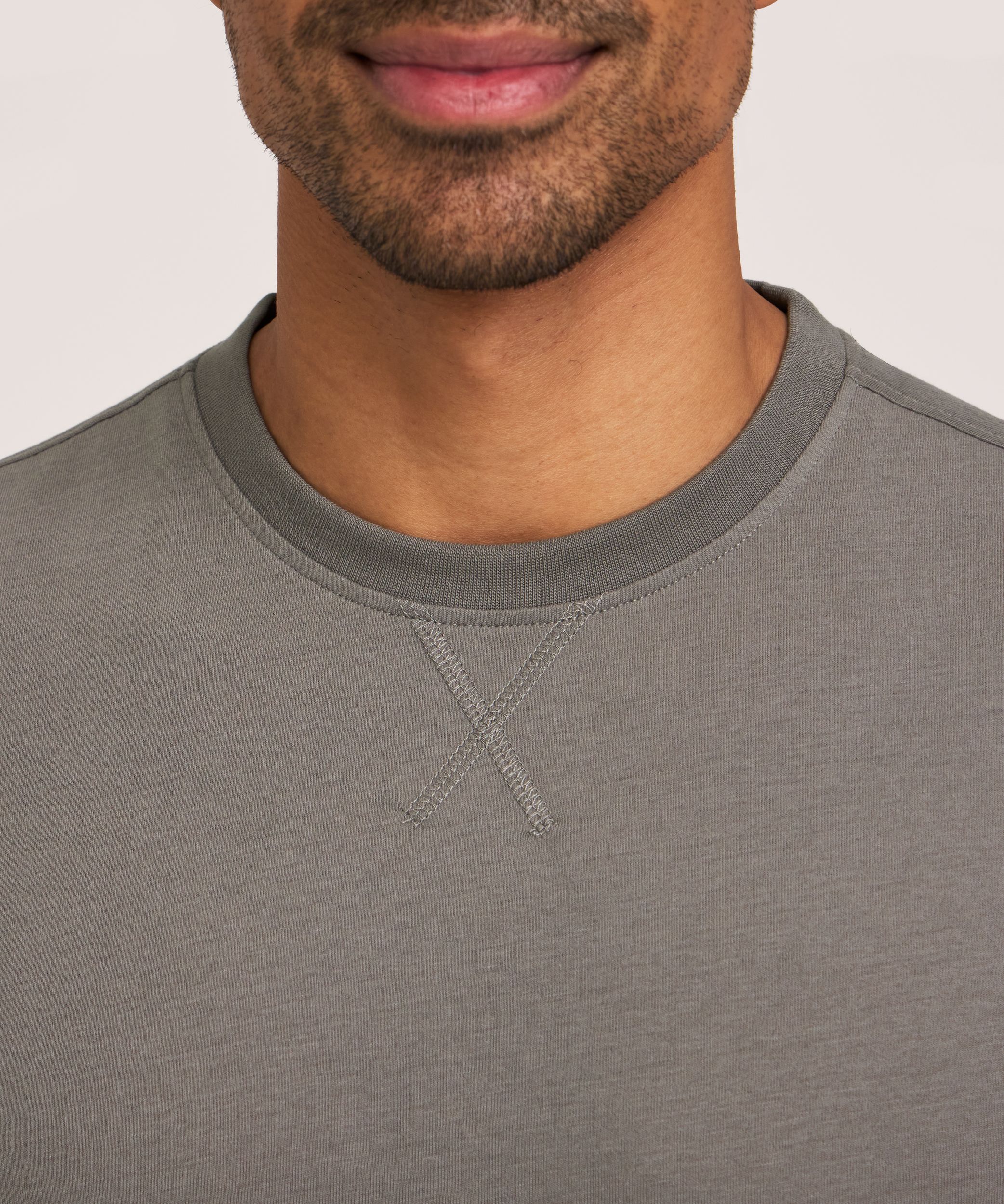 T-shirt de détente en jersey de couleur unie pour hommes, Denver Hayes