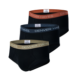 Caleçon de base à taille élastique pour hommes, Status, Denver Hayes, paquet de 3 Front_Angled_Left