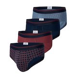 Caleçon sport teint en fil pour hommes, Status, Denver Hayes, paquet de 4 Front_Angled_Left