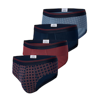 Caleçon sport teint en fil pour hommes, Status, Denver Hayes, paquet de 4 Front_Angled_Left