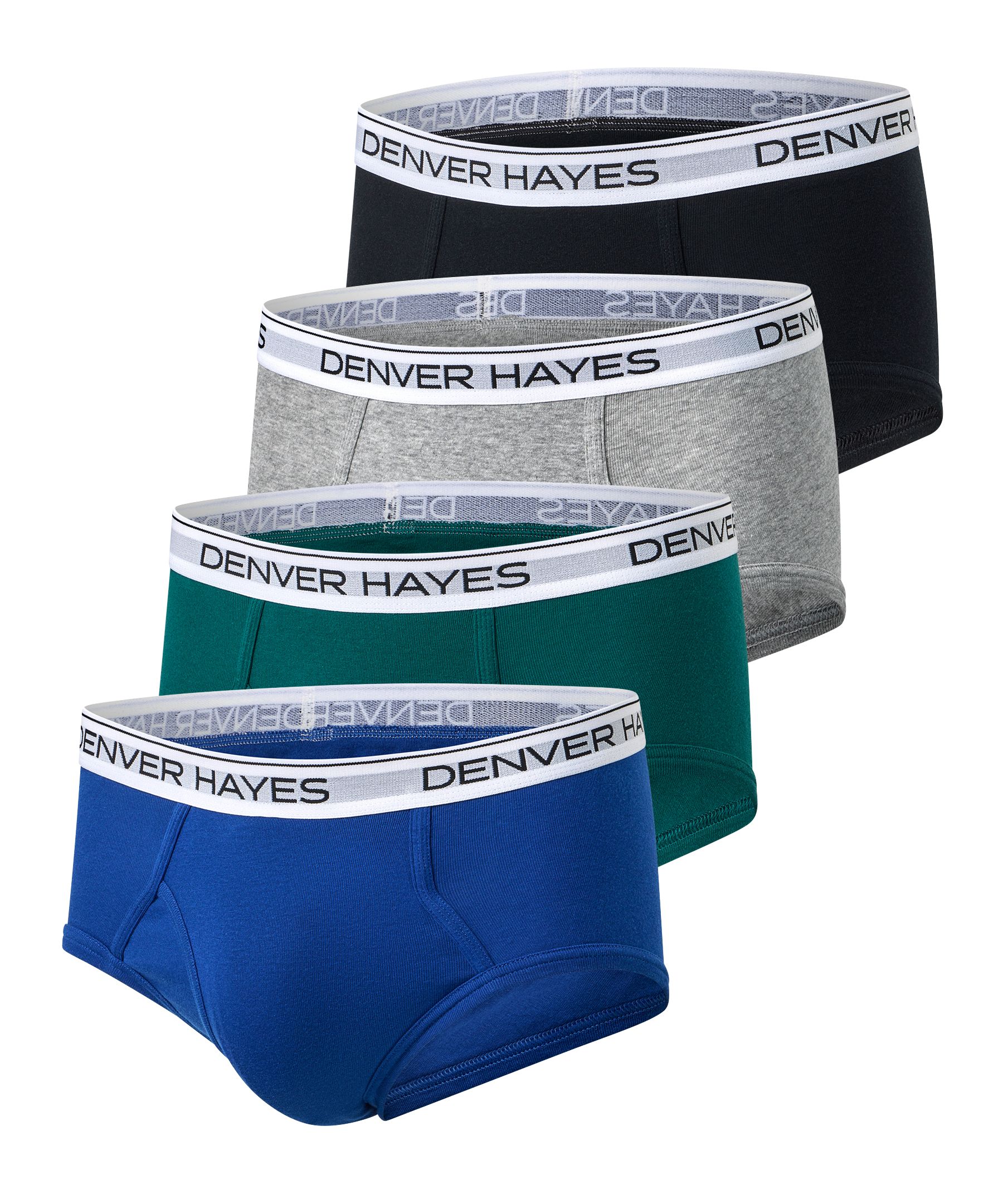 Denver Hayes Men's 4 Pack Classic Briefs