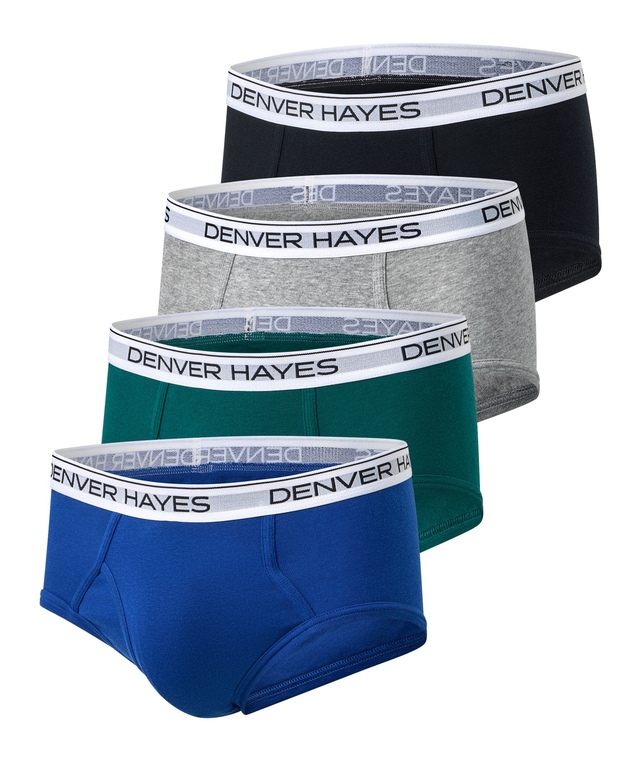 Denver Hayes Men's 4 Pack Classic Briefs