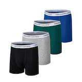 Denver Hayes Men's 4 Pack Classic  Boxer Briefs Front_Angled_Left