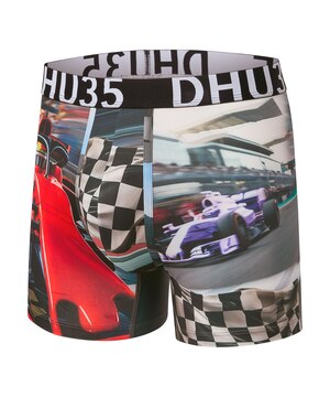 Caleçon boxeur à la mode en microfibre à imprimé de photo véritable pour hommes, Denver Hayes