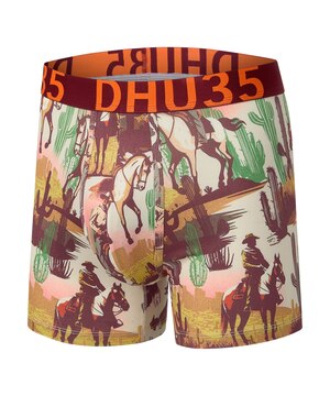 Caleçon boxeur en microfibre à imprimé pour hommes, Denver Hayes