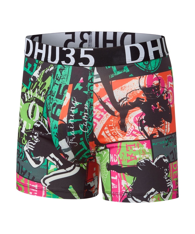 Caleçon boxeur en microfibre à imprimé pour hommes, Denver Hayes