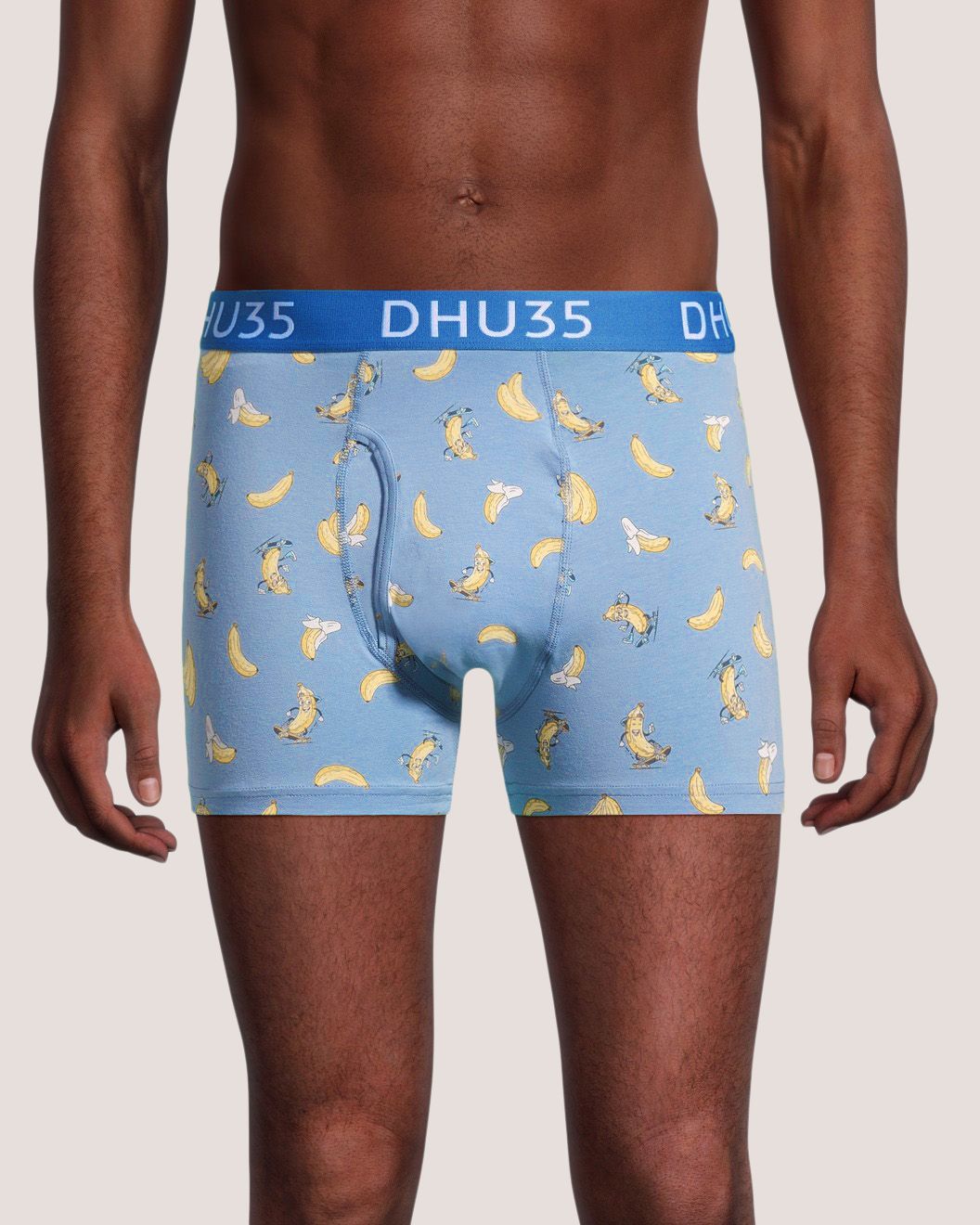 Caleçon boxeur à la mode en coton extensible pour hommes, Denver Hayes