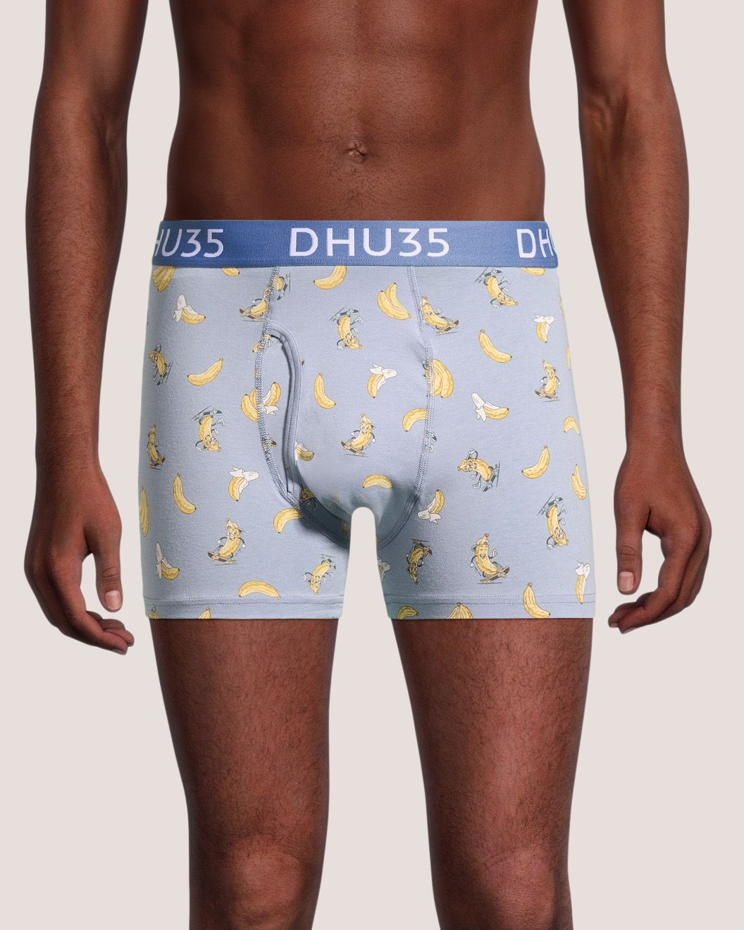 Caleçon boxeur à la mode en coton extensible pour hommes, Denver Hayes