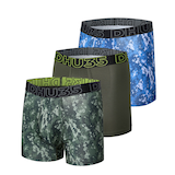 Caleçon boxeur mode en microfibre pressé à chaud pour hommes, Denver Hayes, paquet de 3 Front_Angled_Left