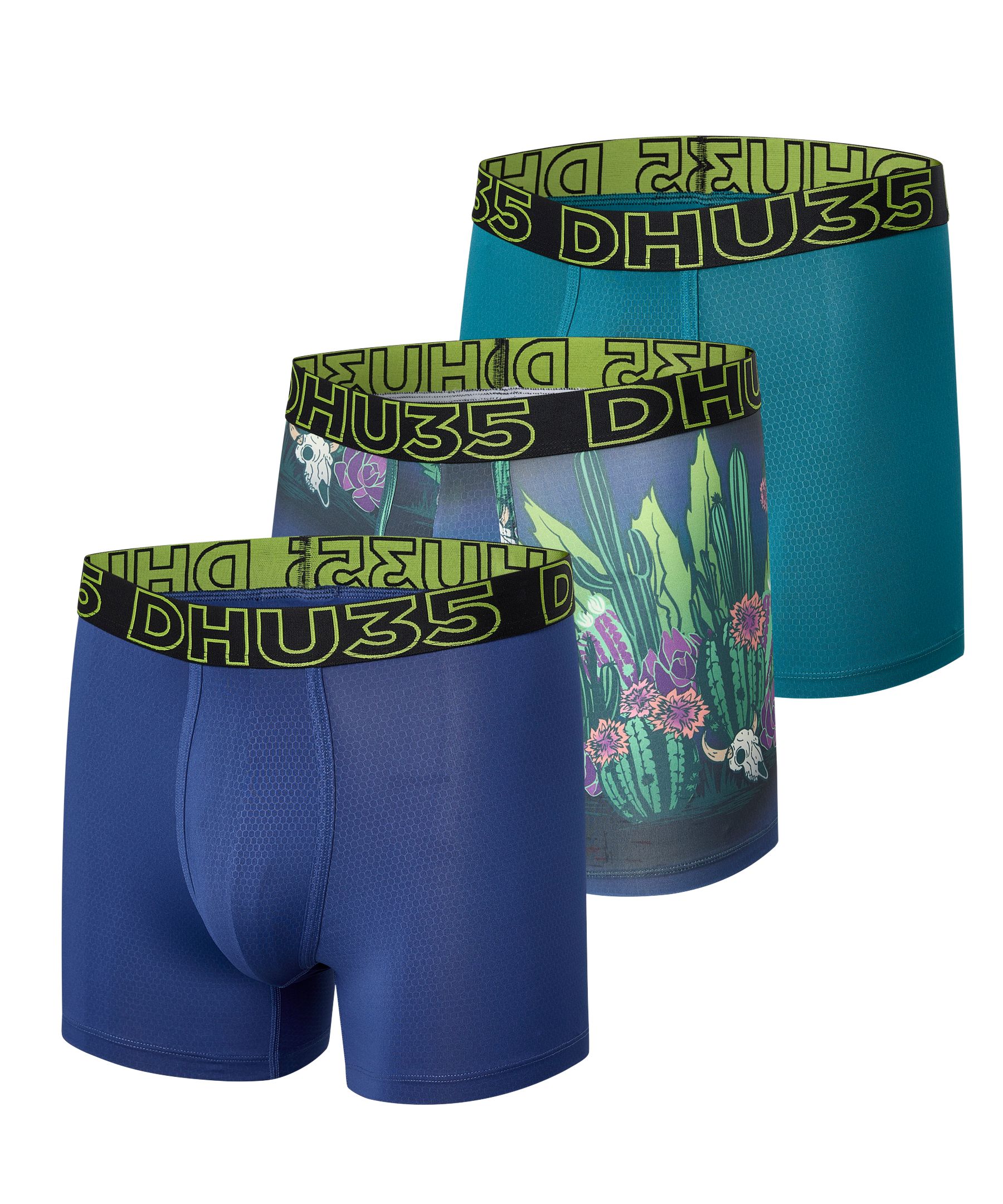 Denver Hayes Men's 3 Pack Heatpress Fashion Briefs