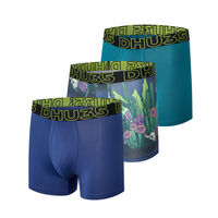 Denver Hayes Men's 3 Pack Heatpress Fashion Briefs Front_Angled_Left