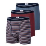 Caleçon boxeur teint en fil pour hommes, Status, Denver Hayes, paquet de 3 Front_Angled_Left