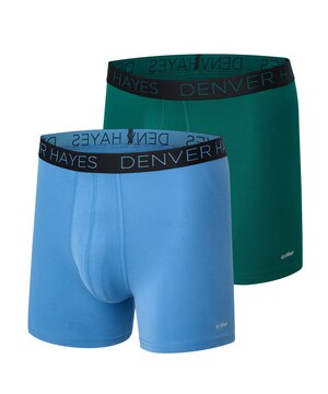 Denver Hayes Men's 2 Pack Fashion Driwear Trunk Briefs