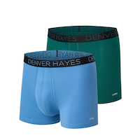 Denver Hayes Men's 2 Pack Fashion Driwear Boxer Briefs Front_Angled_Left