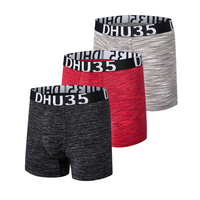 Caleçon boxeur en microfibre pour hommes, Denver Hayes, paquet de 3 Front_Angled_Left