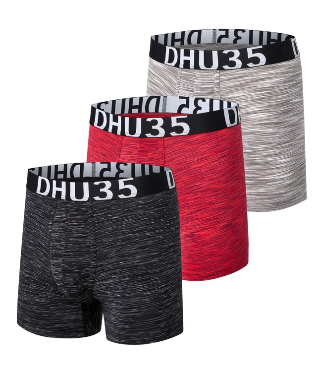 Caleçon boxeur en microfibre pour hommes, Denver Hayes, paquet de 3