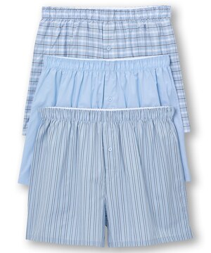 Denver Hayes Men's Classic Woven Boxers 3pk