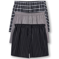 Denver Hayes Men's Classic Woven Boxers 3pk