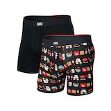 Caleçon boxeur pour hommes, Vibe Xtra, SAXX, paquet de 2 Front_Angled_Left