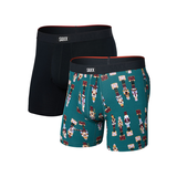SAXX Men's 2 Pack Vibe Xtra Boxer Briefs Front_Angled_Left