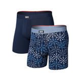 SAXX Men's 2 Pack Vibe Xtra Boxer Briefs Front_Angled_Left