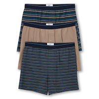 Denver Hayes Men's Yarn Dye Loose Fit Boxers 3pk