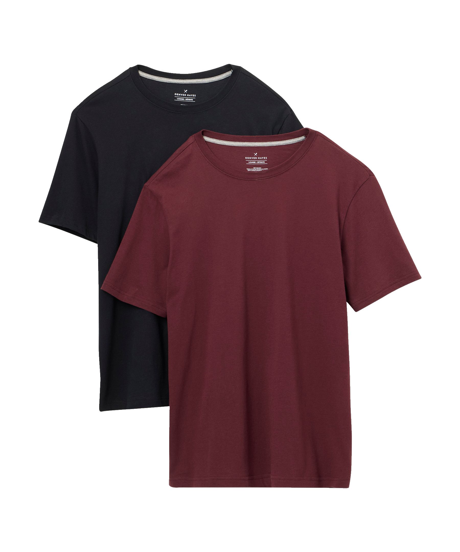 T-shirt de détente en jersey de couleur unie pour hommes, Denver Hayes