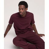 T-shirt de détente en jersey de couleur unie pour hommes, Denver Hayes Front_Angled_Right