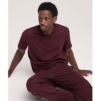 T-shirt de détente en jersey de couleur unie pour hommes, Denver Hayes
