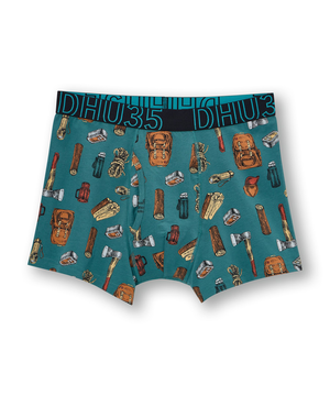 Denver Hayes Men's Yarn Dye Loose Fit Boxers 3pk