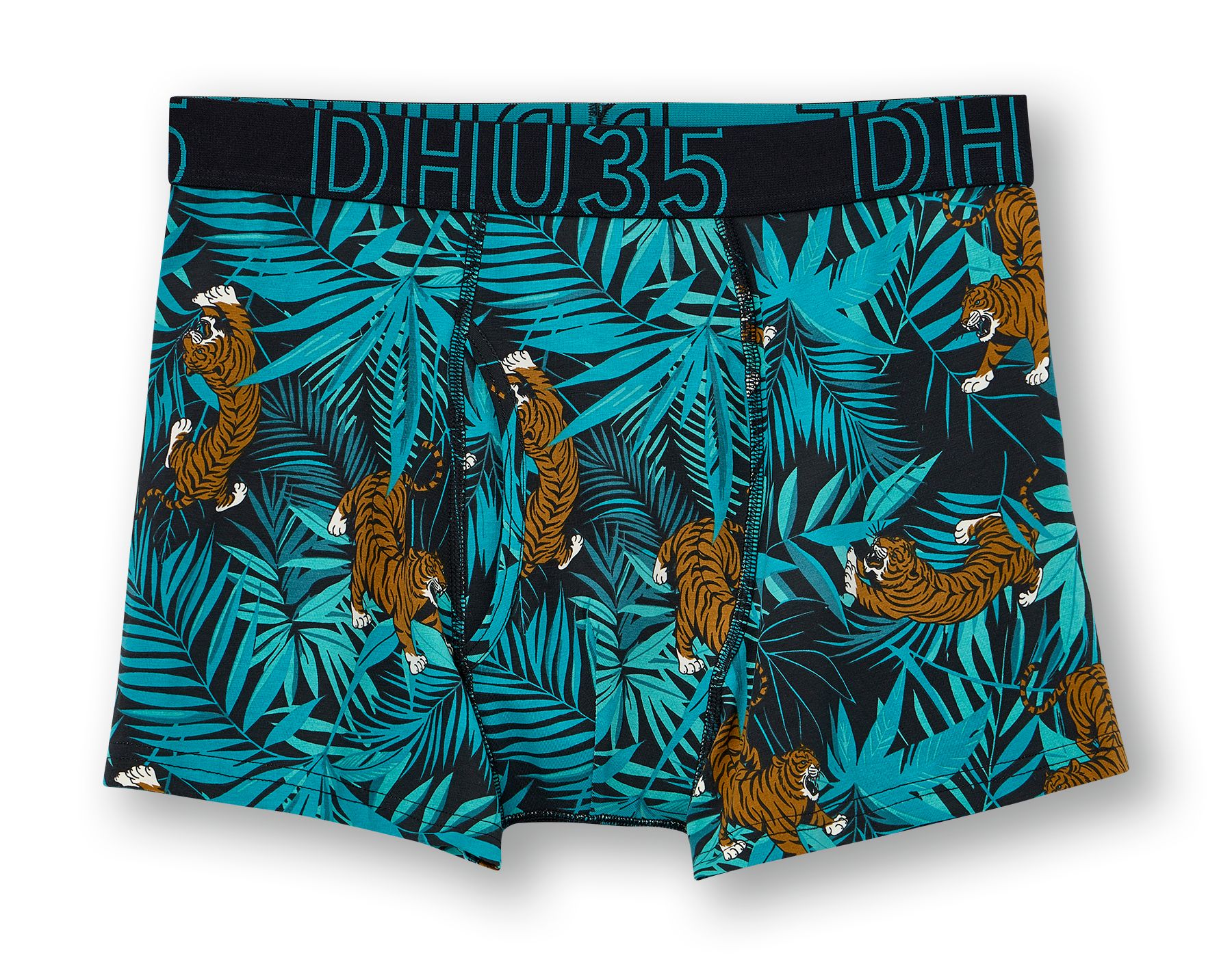 Denver Hayes Men's Cotton Stretch Print Boxer Briefs