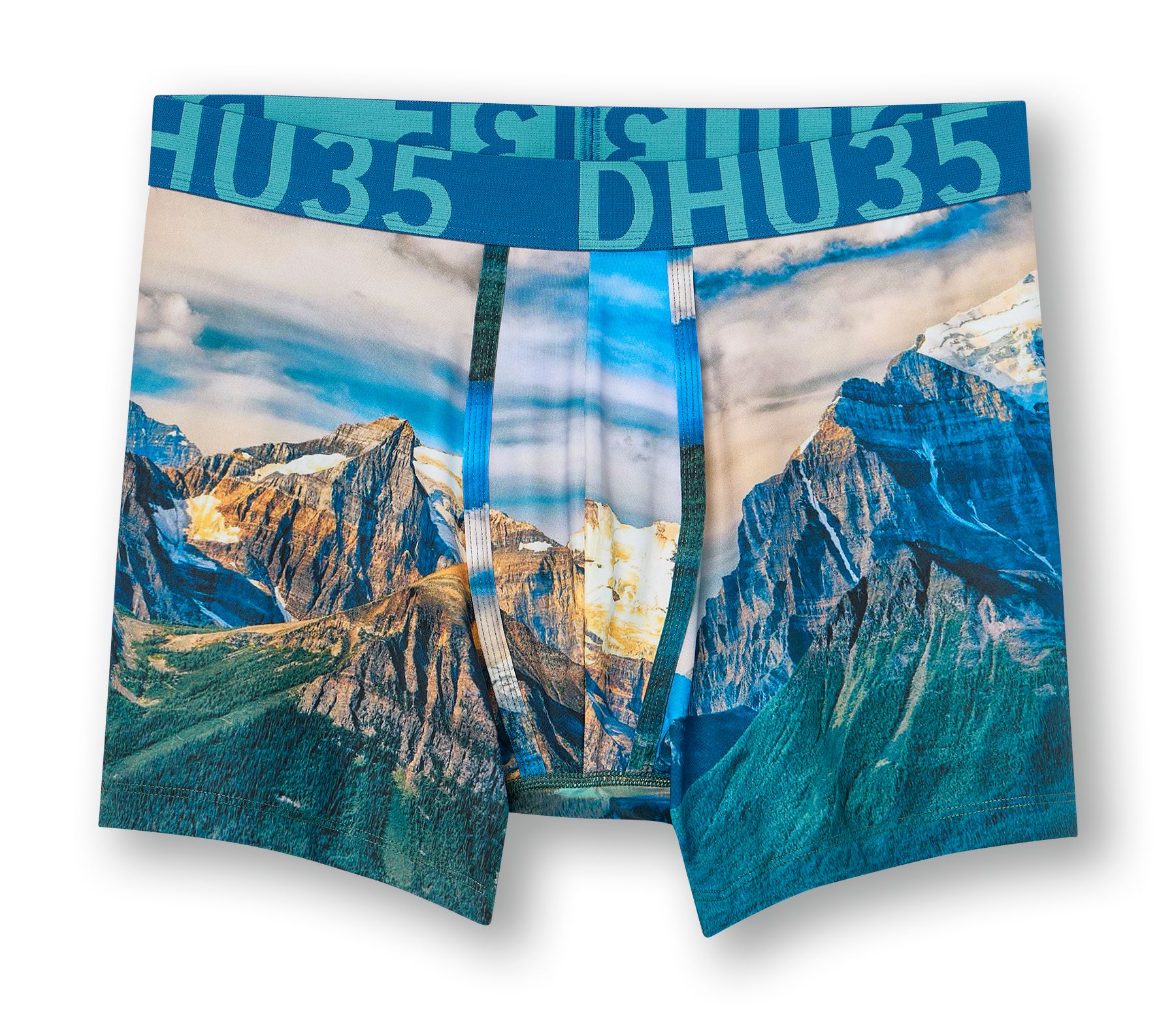 Denver Hayes Men's Microfibre Photo Real Boxer Briefs