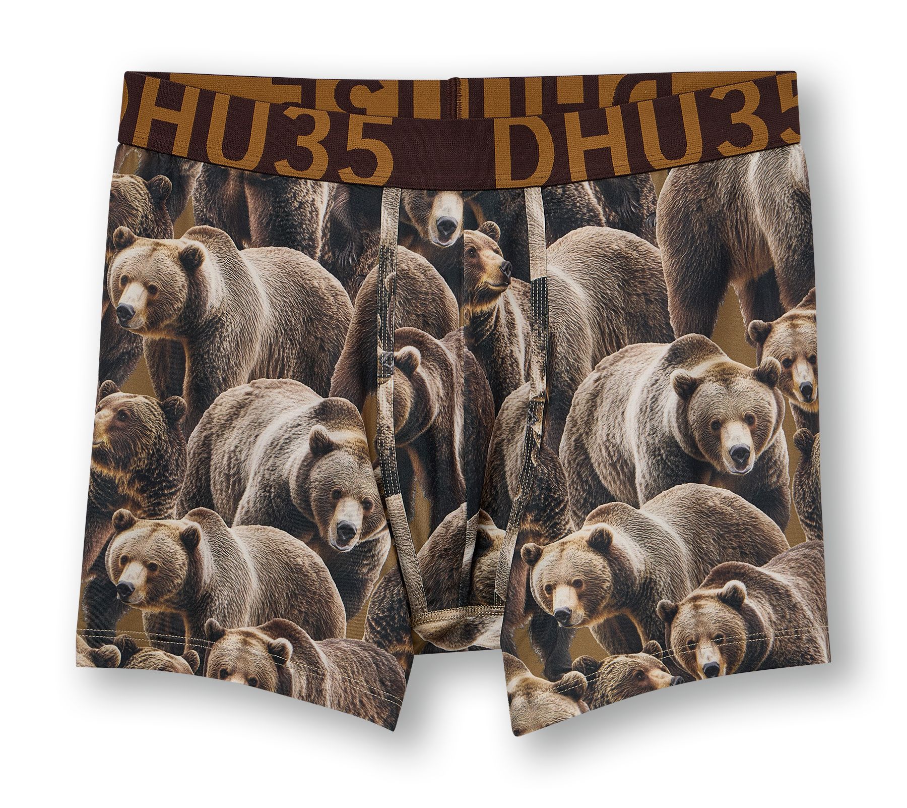 Denver Hayes Men's Microfibre Print Boxer Briefs