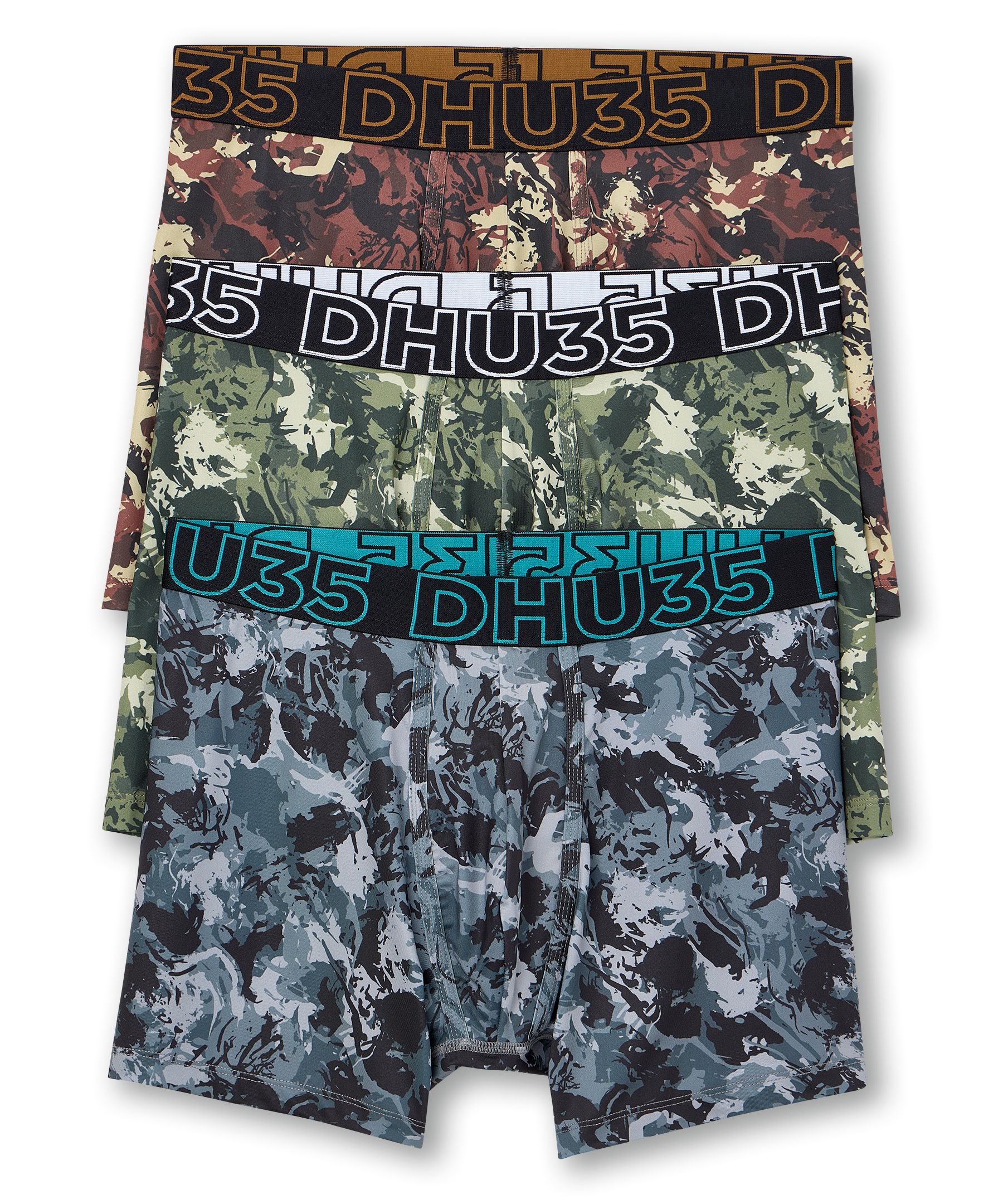 Denver Hayes Men's Microfibre Photoreal Boxer Briefs 3pk