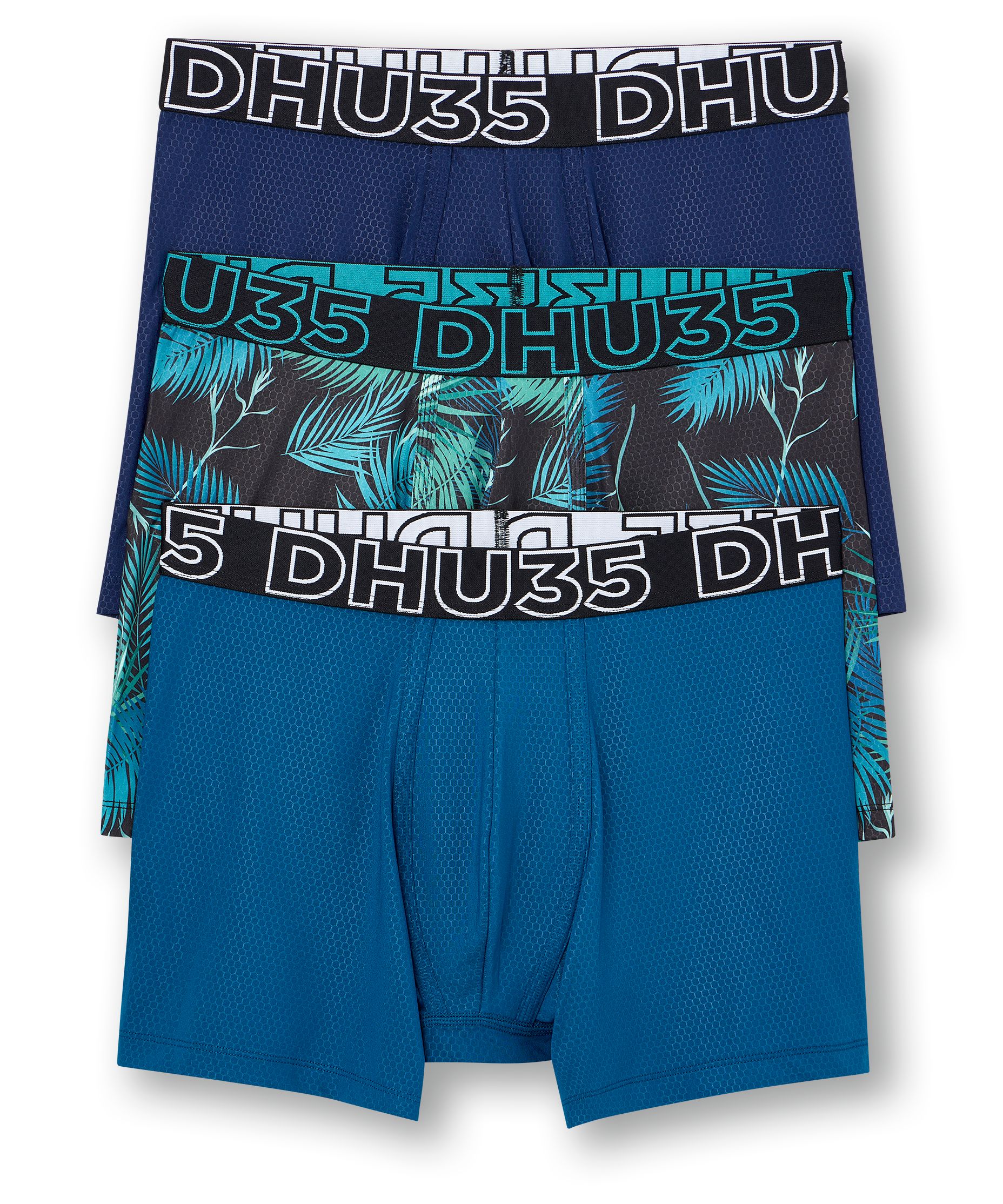 Denver Hayes Men's Microfibre Heat Press Boxer Briefs 3pk