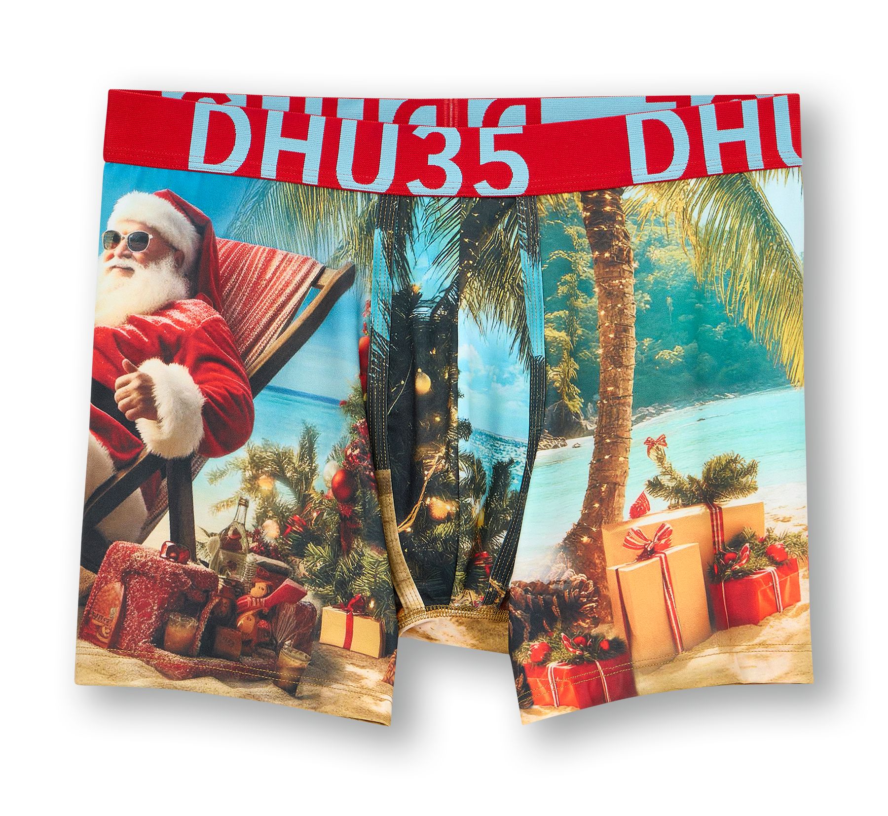 Denver Hayes Men's Fashion Printed Christmas Boxer Briefs