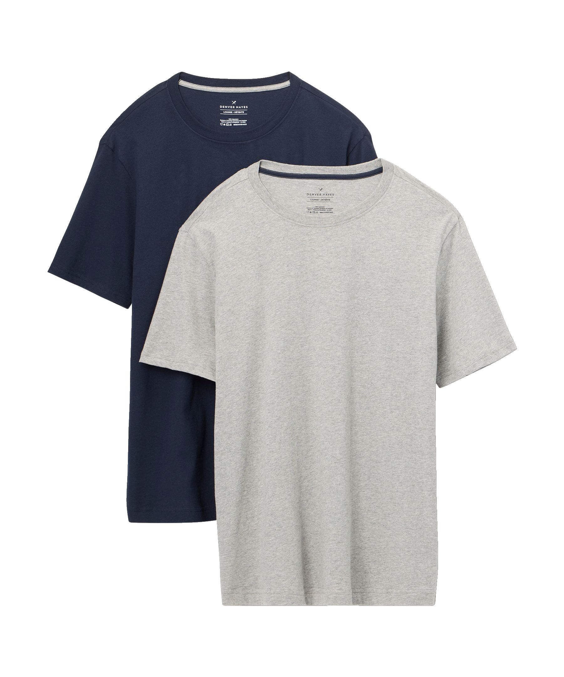 T-shirt de détente en jersey de couleur unie pour hommes, Denver Hayes