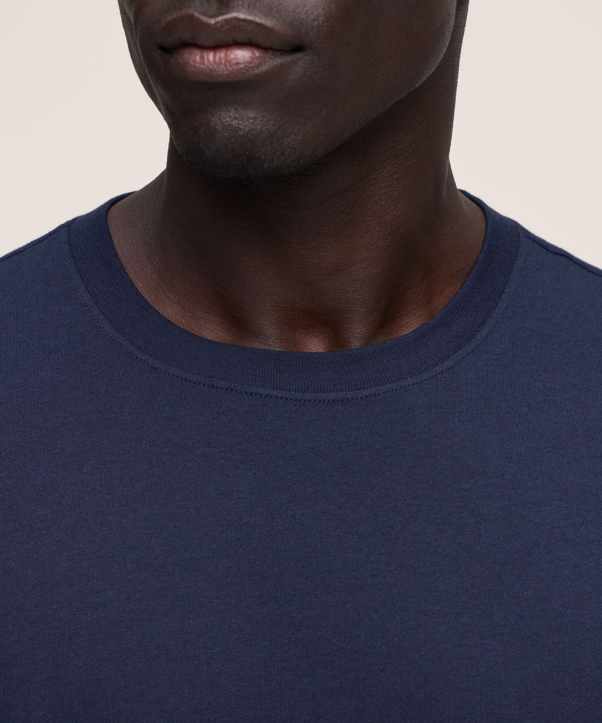T-shirt de détente en jersey de couleur unie pour hommes, Denver Hayes
