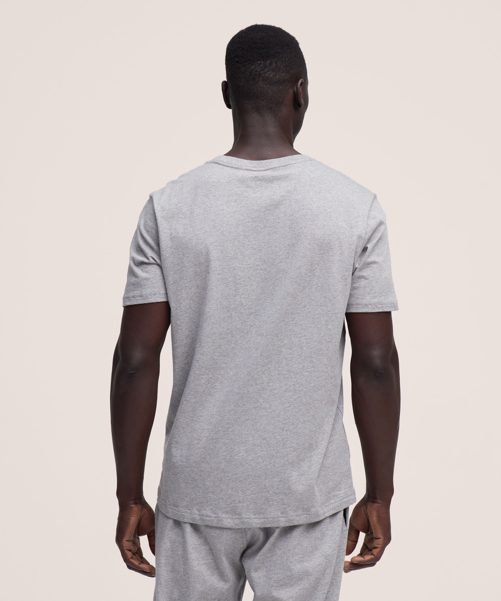 T-shirt de détente en jersey de couleur unie pour hommes, Denver Hayes