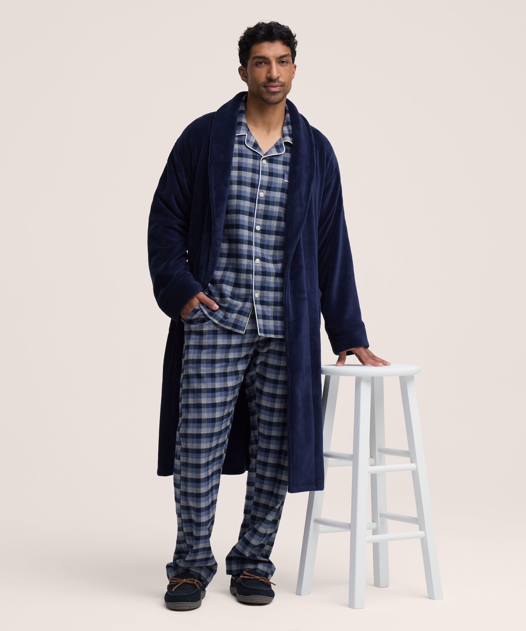 Denver Hayes Men's Flannel Pajama Set
