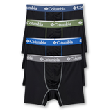 Columbia Men's Performance Stretch Boxers 4-pk Front_Flat
