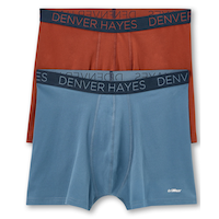 Denver Hayes Men's Driwear Trunk Briefs 2pk
