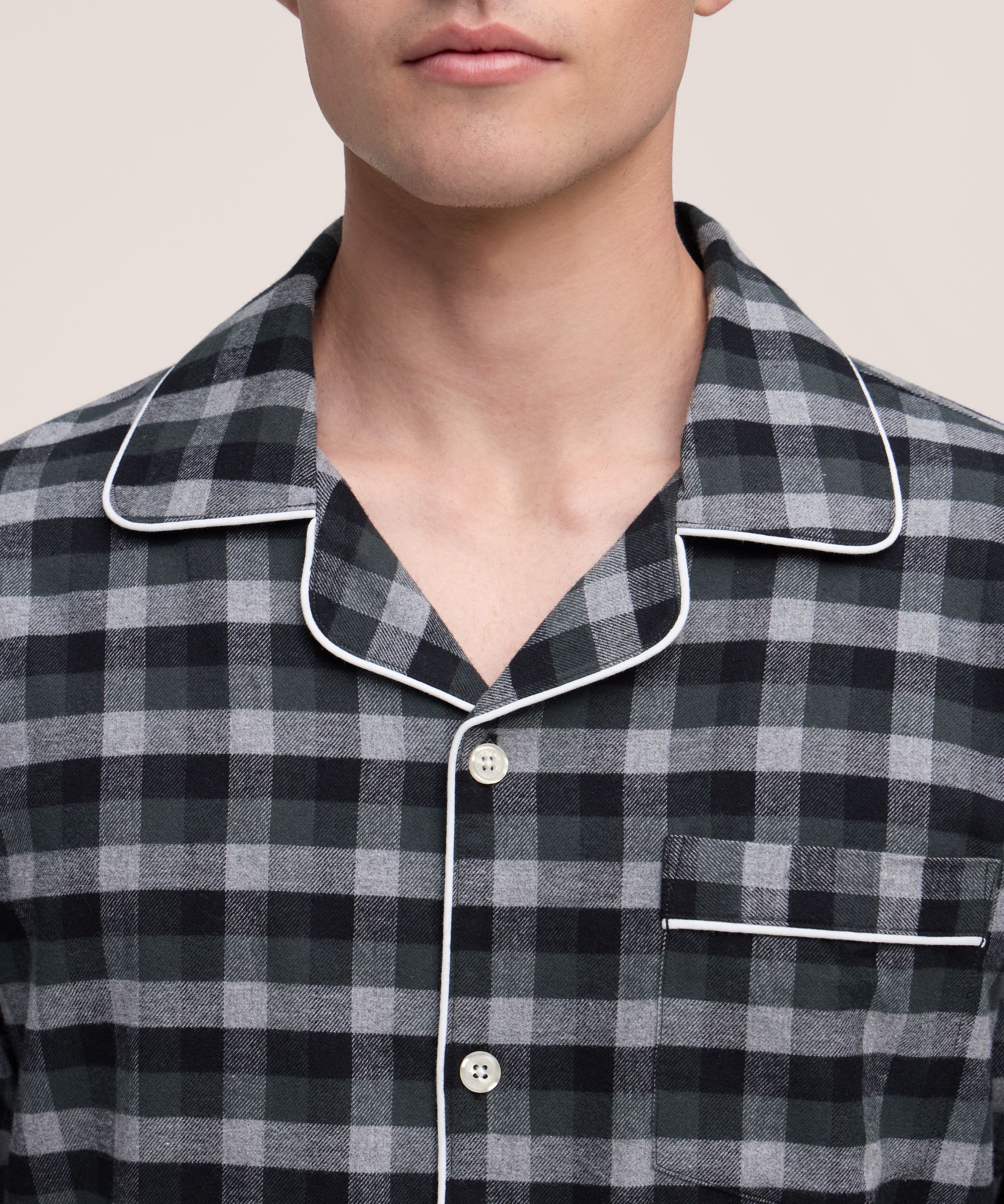 Ensemble de pyjama en flanelle pour hommes, Denver Hayes