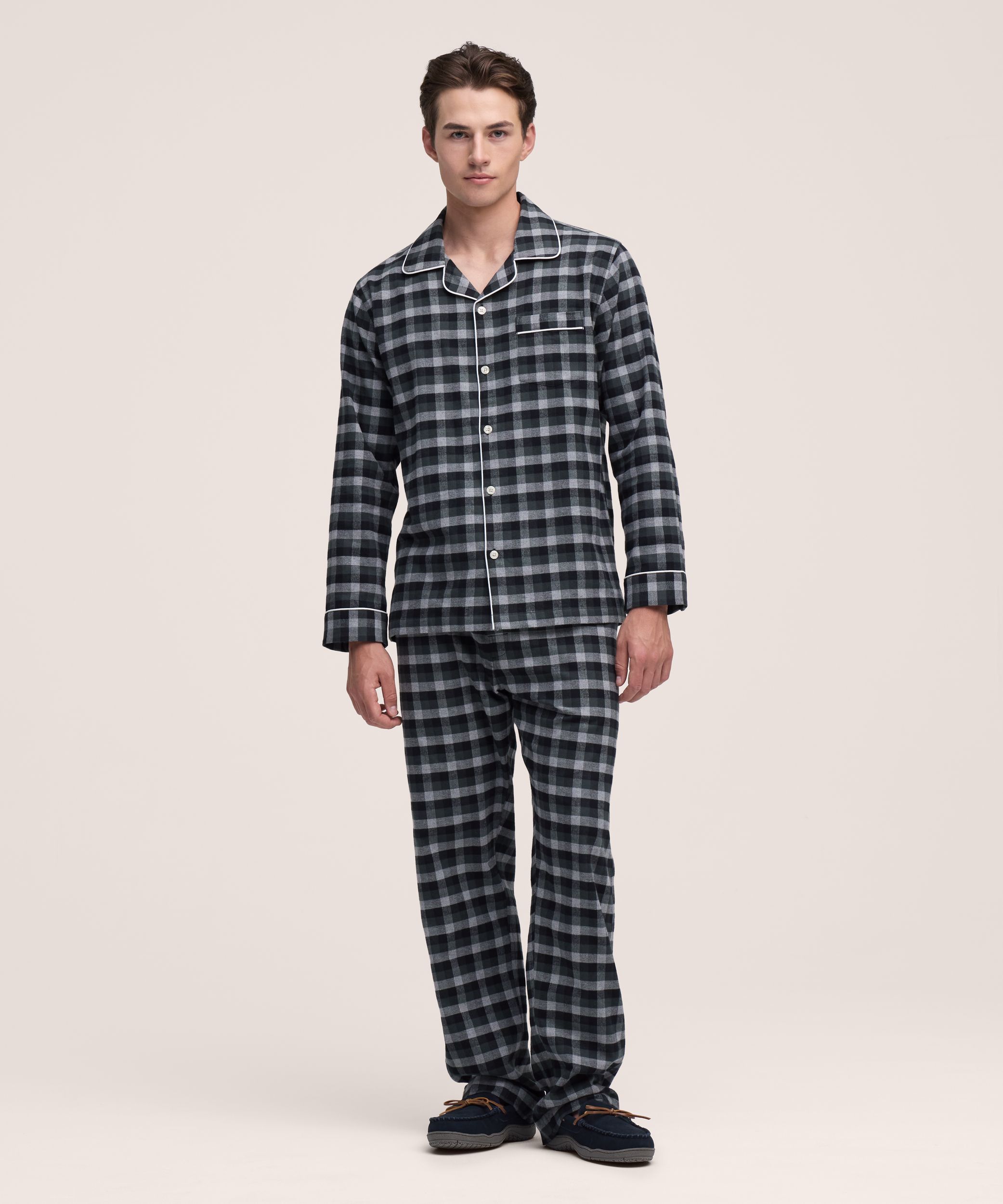 Ensemble de pyjama en flanelle pour hommes, Denver Hayes