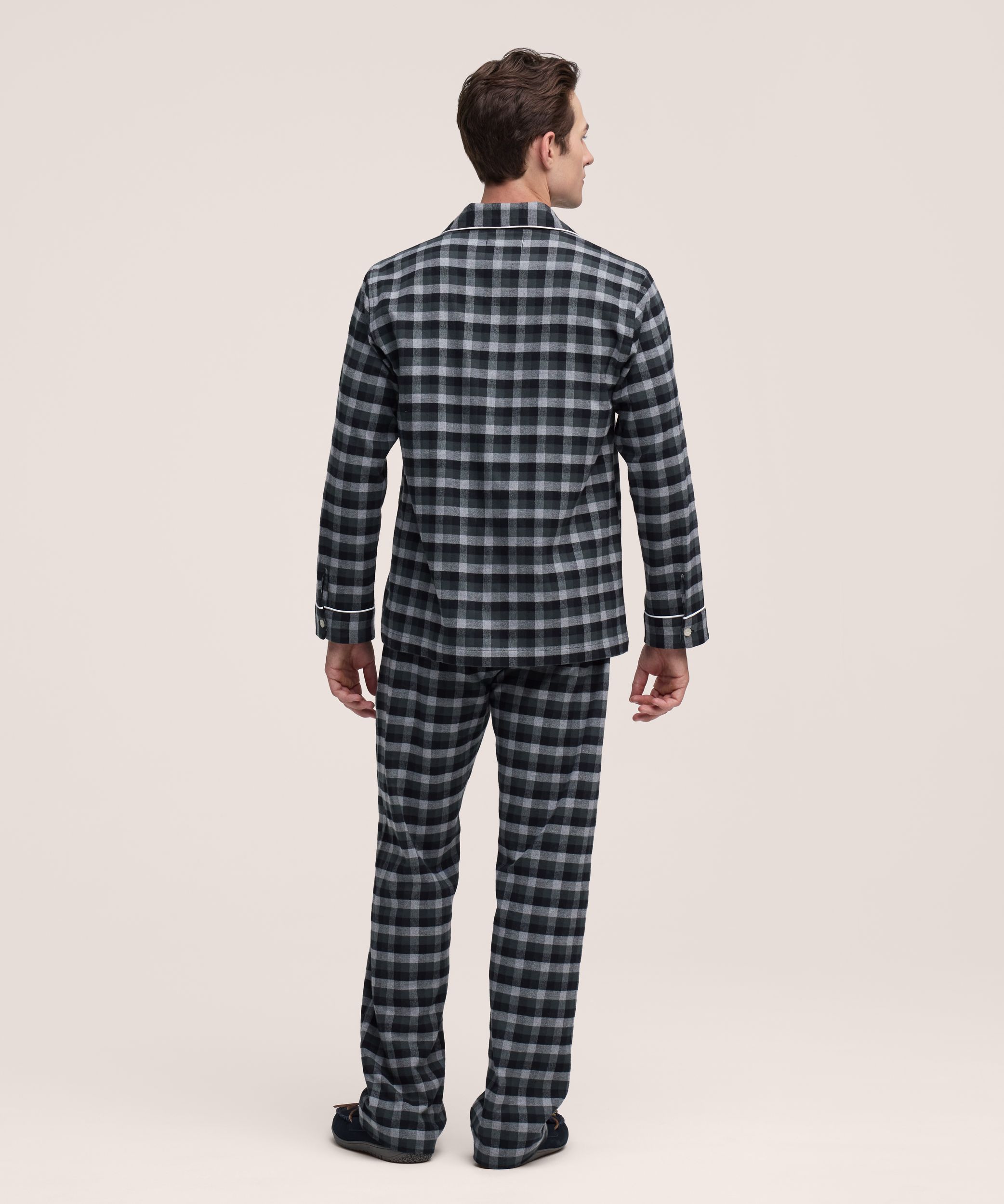 Ensemble de pyjama en flanelle pour hommes, Denver Hayes