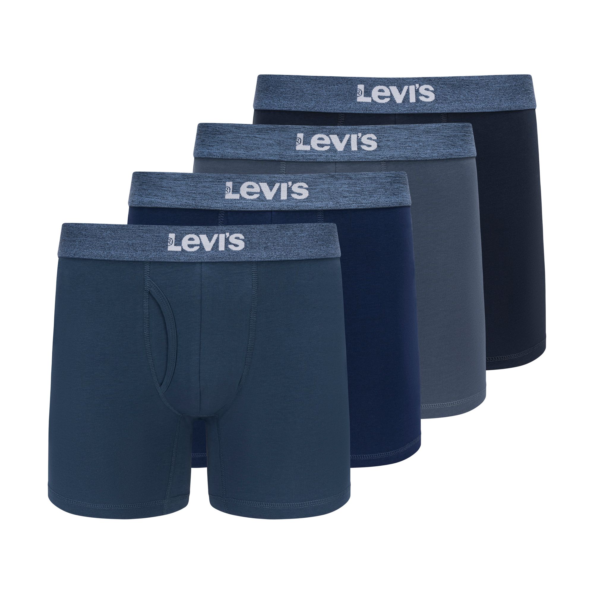Levi's Men's 4 Pack Cotton Stretch Boxer Briefs