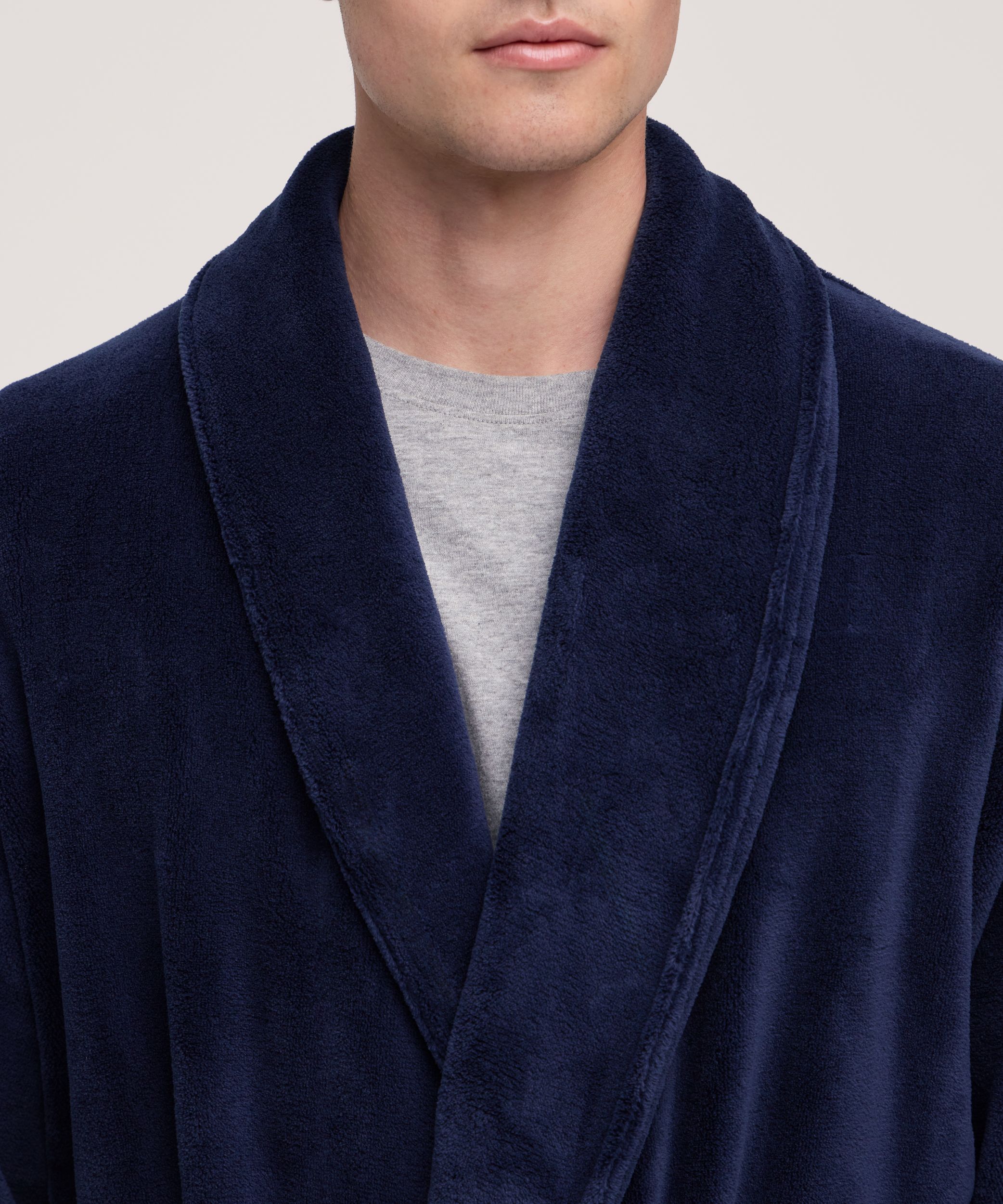 Denver Hayes Men's Cozy Fleece Robe